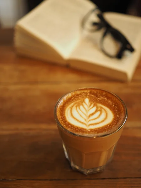 Coffee latte art — Stock Photo, Image