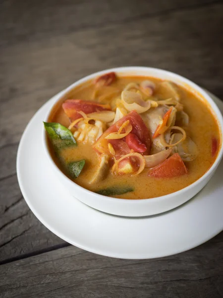 Thai Food Tom Yum sopa — Fotografia de Stock