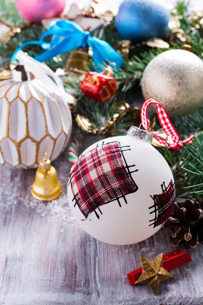 Colorful Christmas balls — Stock Photo, Image