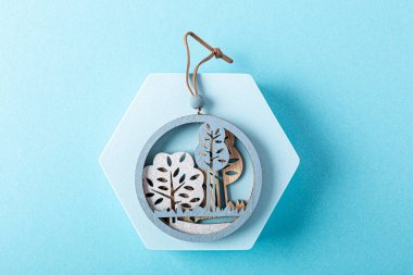 Noel tebrik kartı konsepti.