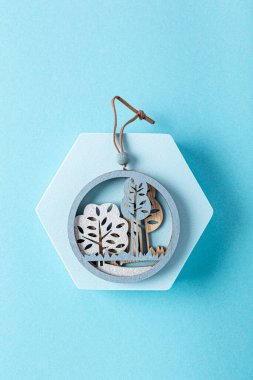 Noel tebrik kartı konsepti.