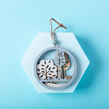 Noel tebrik kartı konsepti.