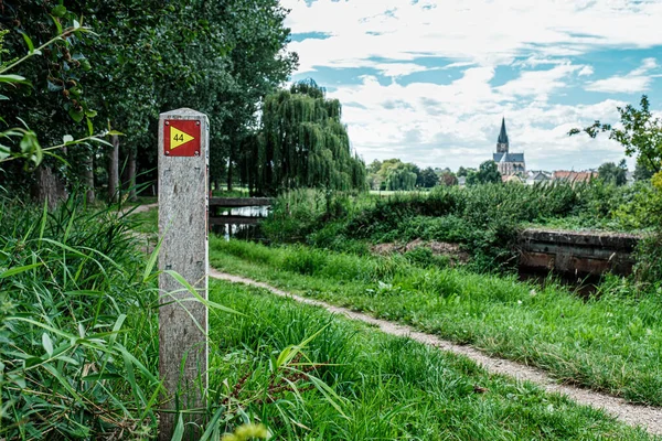 View of dutch white town Thorn Stock Photo