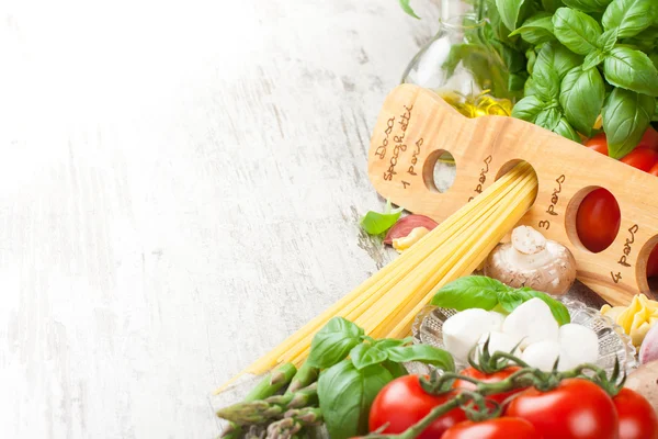 İtalyan yemeği arka plan — Stok fotoğraf