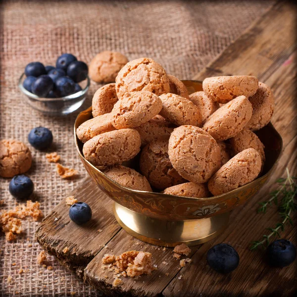 Italiaanse amandel cookie amaretti — Stockfoto