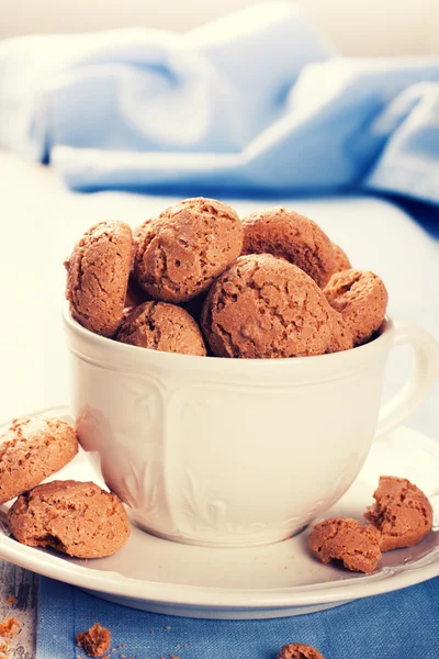 Biscoito de amêndoa italiano amaretti — Fotografia de Stock