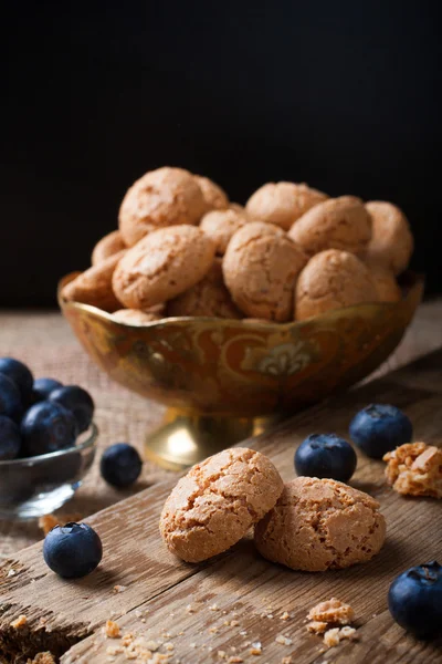 Italian almond cookie amaretti — Stock Photo, Image