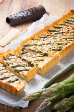 kuşkonmaz kiş pecorino ve pastırma ile 