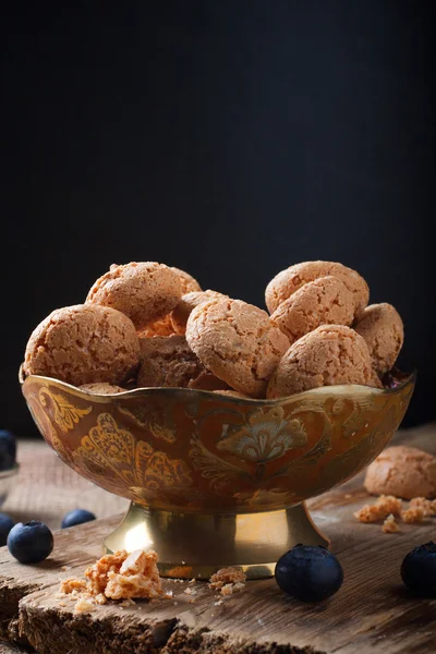 Миндальное печенье Амаретти — стоковое фото