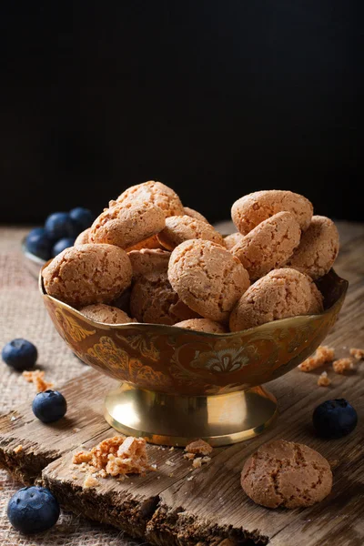 Italiaanse amandel cookie amaretti — Stockfoto