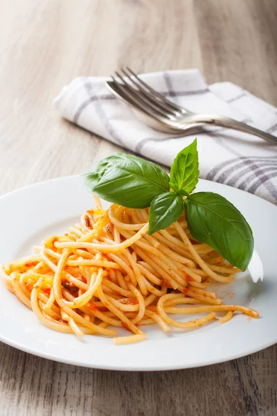 Spaghetti al pomodoro — Zdjęcie stockowe