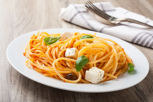 Spaghetti al pomodoro — Stock Photo, Image