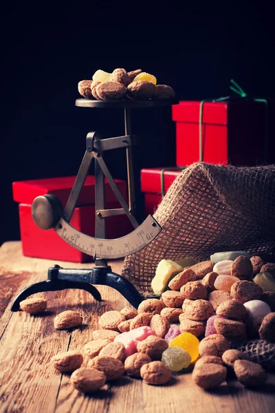 Typical dutch sweets for Sinterklaas — Stock Photo, Image