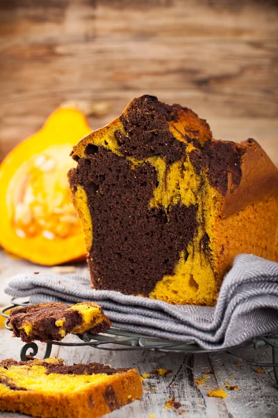 Marmur dyni ciasto czekoladowe — Zdjęcie stockowe