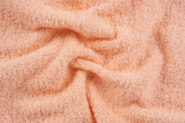 Beige terry handdoek — Stockfoto