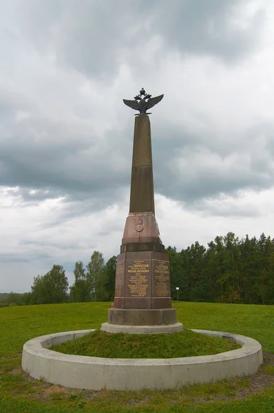 Пам'ятник у поле битви Бородіно — стокове фото