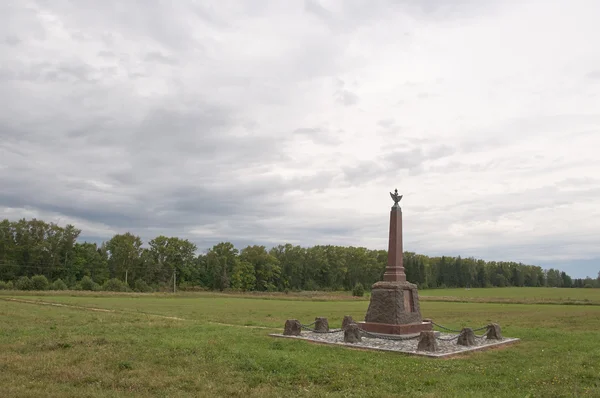 Пам'ятник у поле битви Бородіно — стокове фото