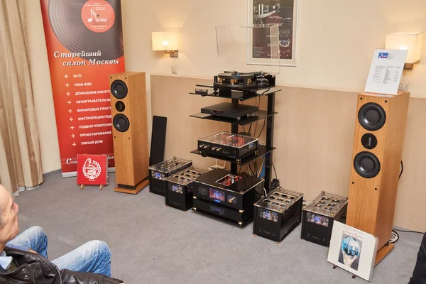 Hi Fi and High End Show in Moscow — Stock Photo, Image