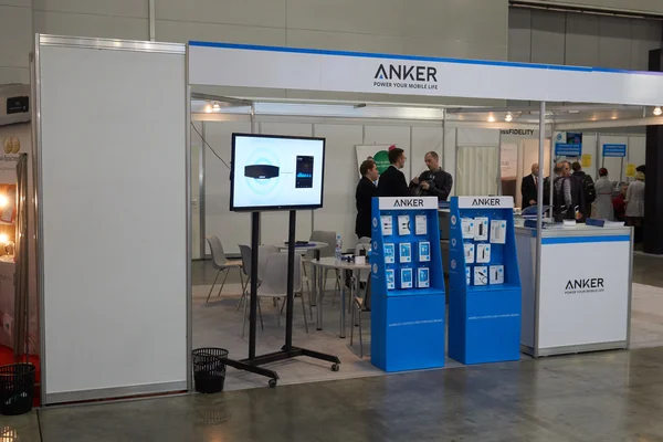 Anker company booth — Stock Photo, Image