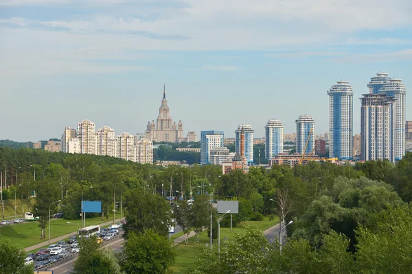 Vista de verano de Moscú — Foto de Stock