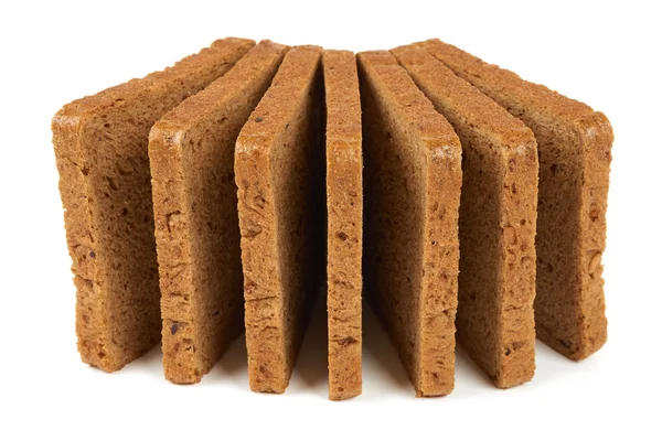 Rendezett szelet kenyér — Stock Fotó