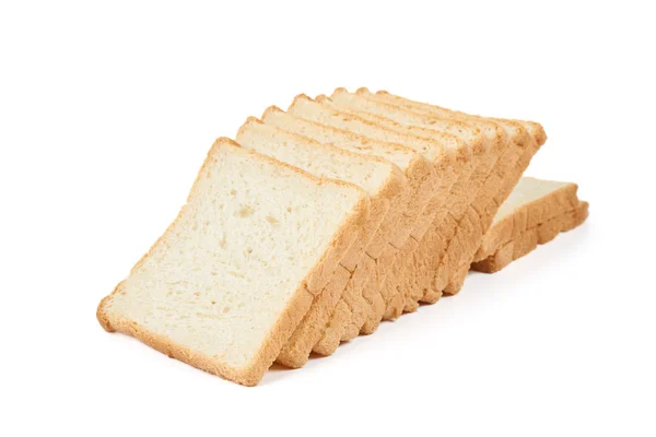 Högen av toast brödskivor — Stockfoto