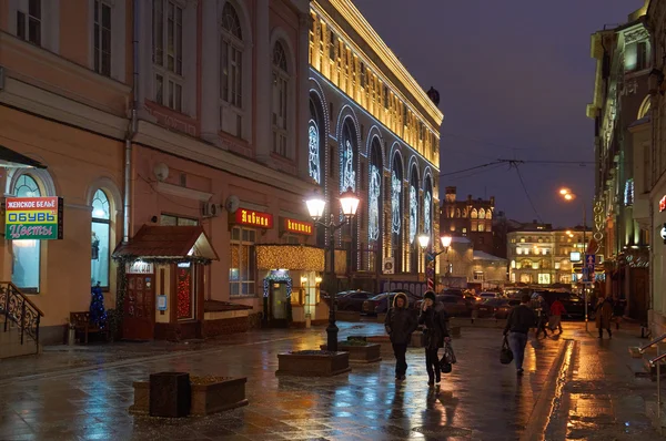 Рождественская улица — стоковое фото