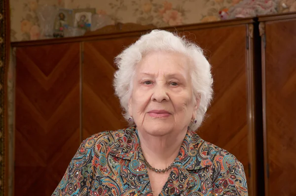 Portrait of senior woman — Stock Photo, Image