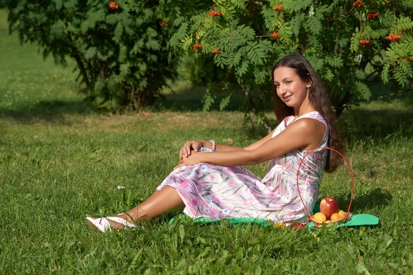 At picnic — Stock Photo, Image