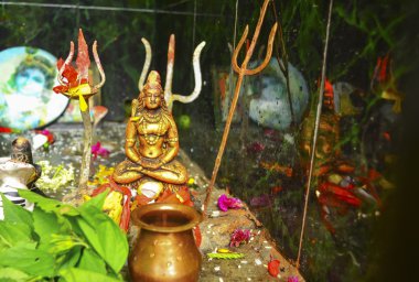 Küçük lord Shiva Rumtek, Sikkim heykeli