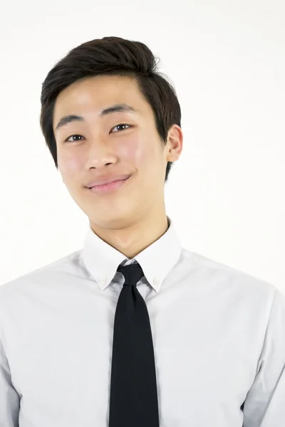 Азіатський бізнесмен з біла сорочка — стокове фото
