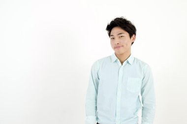 Asya yakışıklı erkek öğrenci