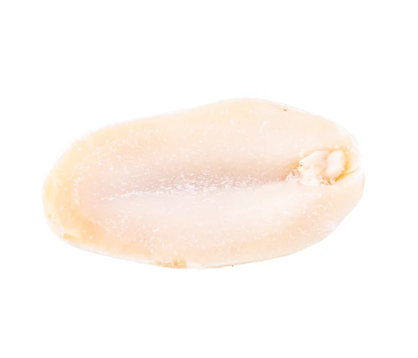Amendoim isolado em um branco — Fotografia de Stock