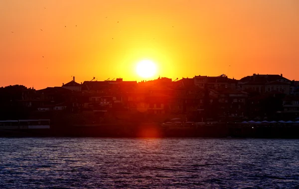 Sea landscape sunset — Stock Photo, Image
