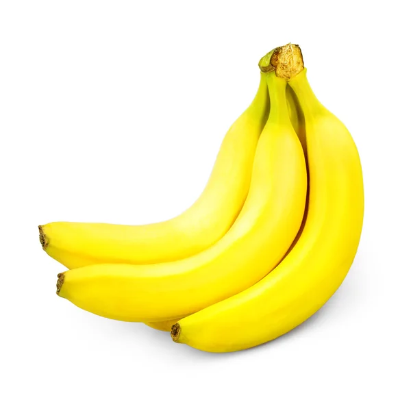 白に隔離されたバナナ — ストック写真