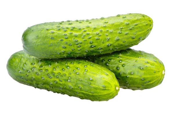 Cucumber isolated on white — Stock Photo, Image