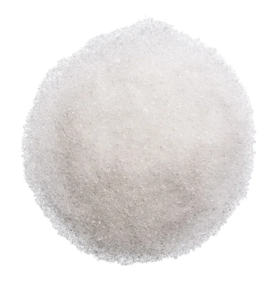 Sugar isolated on the white — Stock Photo, Image