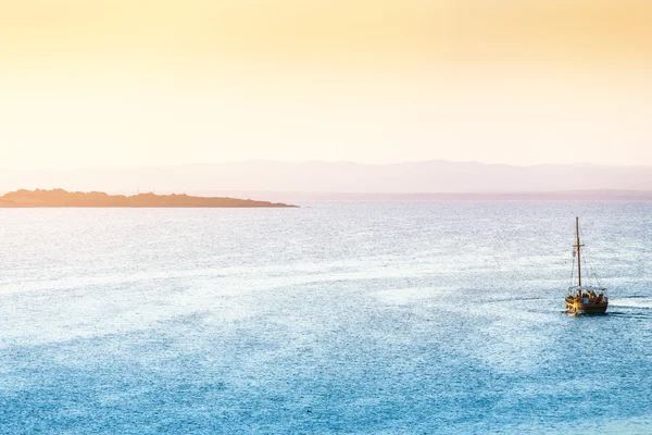 Moře slunce krajina — Stock fotografie