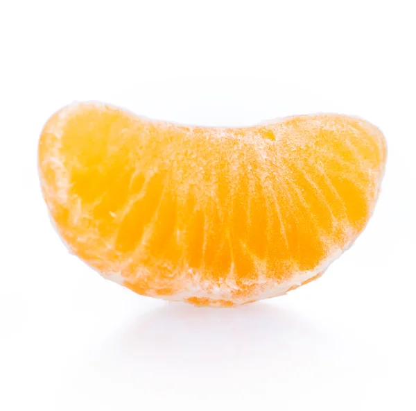 Mandarine isoliert auf weiß — Stockfoto