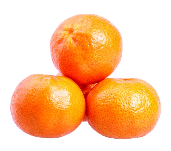 Mandarin isolerad på vitt — Stockfoto