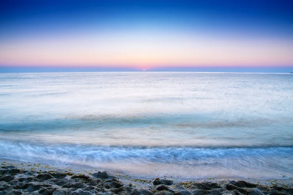 海边的夕阳的天空 — 图库照片