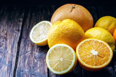 portakal, limon, meyve