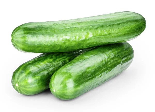 Cucumber isolated on white — Stock Photo, Image