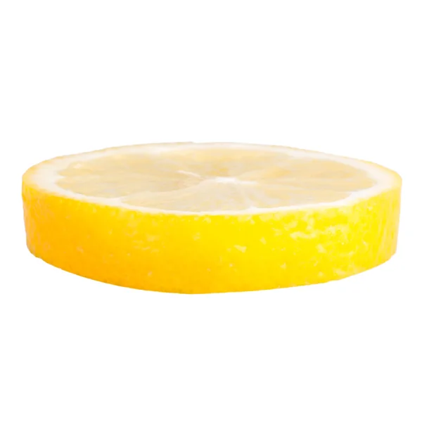 Nakrájený citron izolovaný na bílo — Stock fotografie