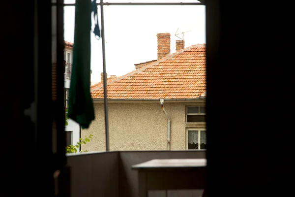 Widok z okna — Zdjęcie stockowe