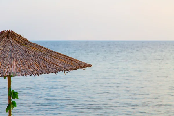 Sea sun umbrella — Stock Photo, Image