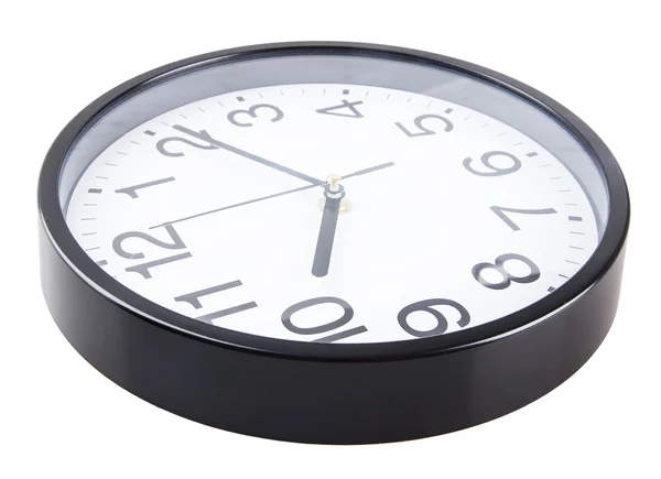 Clock on white — Stock Photo, Image