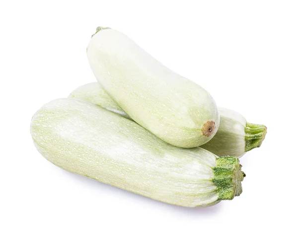 Zucchine su bianco — Foto Stock