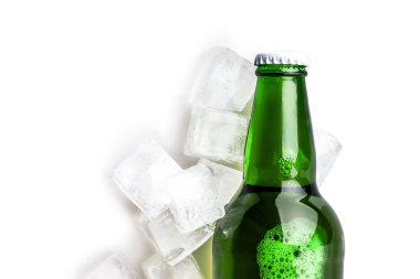 bira şişe buz küpleri