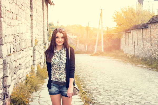 Sunny portrait of a woman — Stock Photo, Image